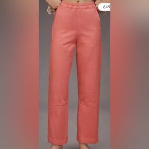 Anthropologie Izzie pull on relaxed barrel pants size XL